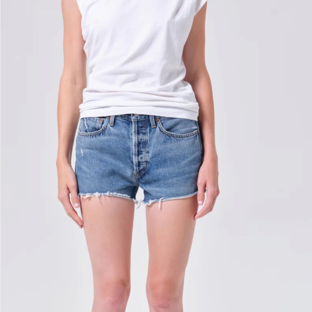 Agolde PARKER VINTAGE CUT OFF SHORT IN CHORUS Size 32 NWT